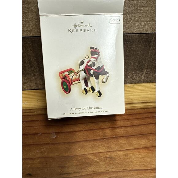 Hallmark Keepsake Ornament A Pony For Christmas In Box - Picture 5 of 5